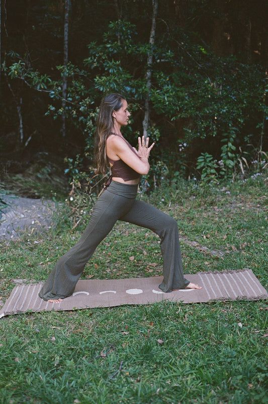 Liv Within Herbal Cotton Yoga Mat Rug Moon