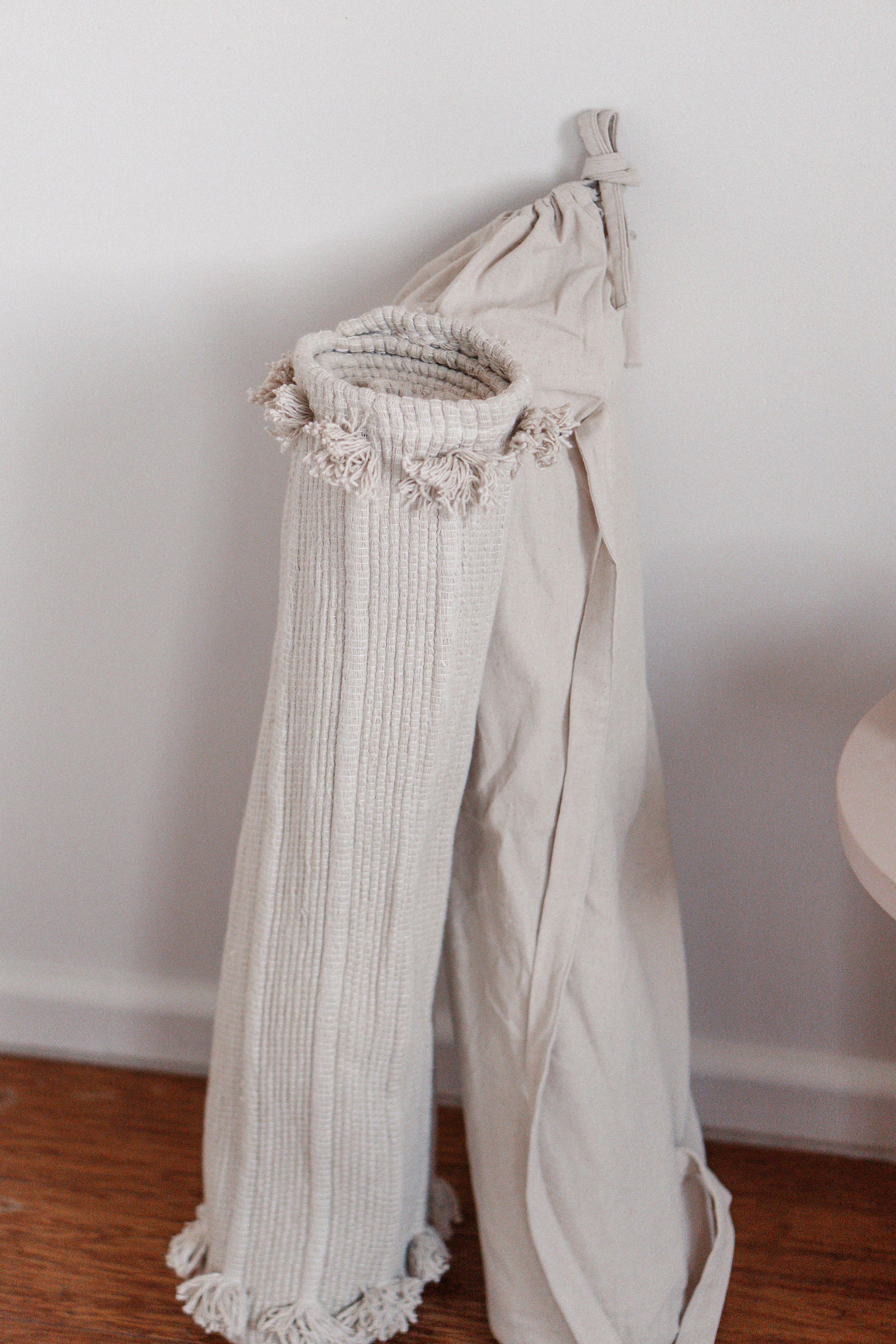 Organic Cotton Handloomed Yoga Mat Beige Herbal Dyed Neem Sand