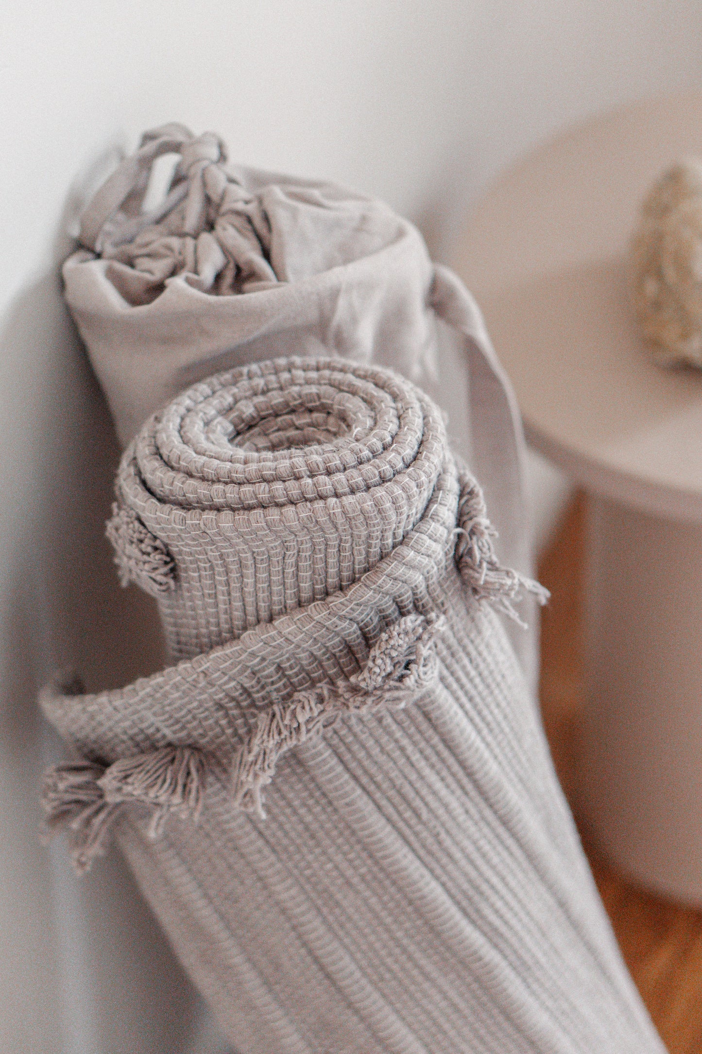 Organic Cotton Handloomed Yoga Mat Brown Herbal Dyed Vembalam Earth