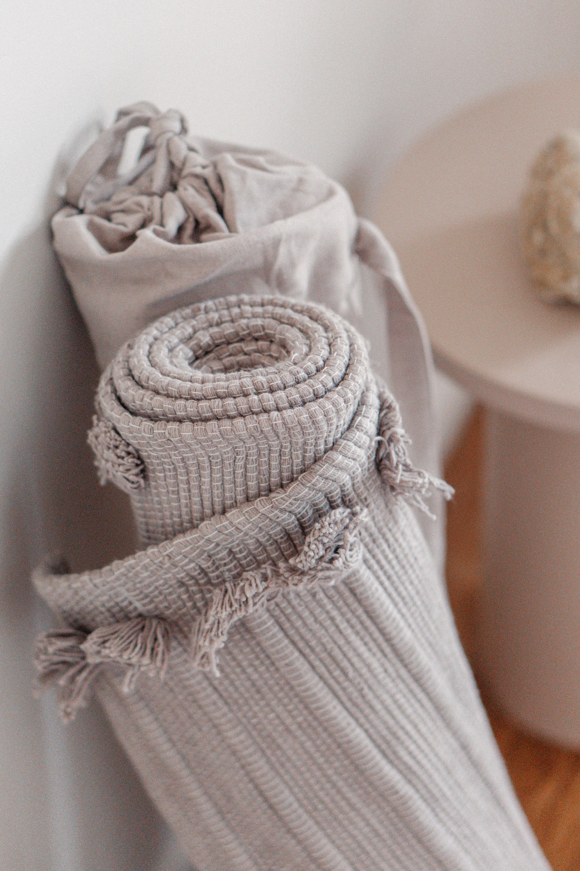 Organic Cotton Handloomed Yoga Mat Brown Herbal Dyed Vembalam Earth