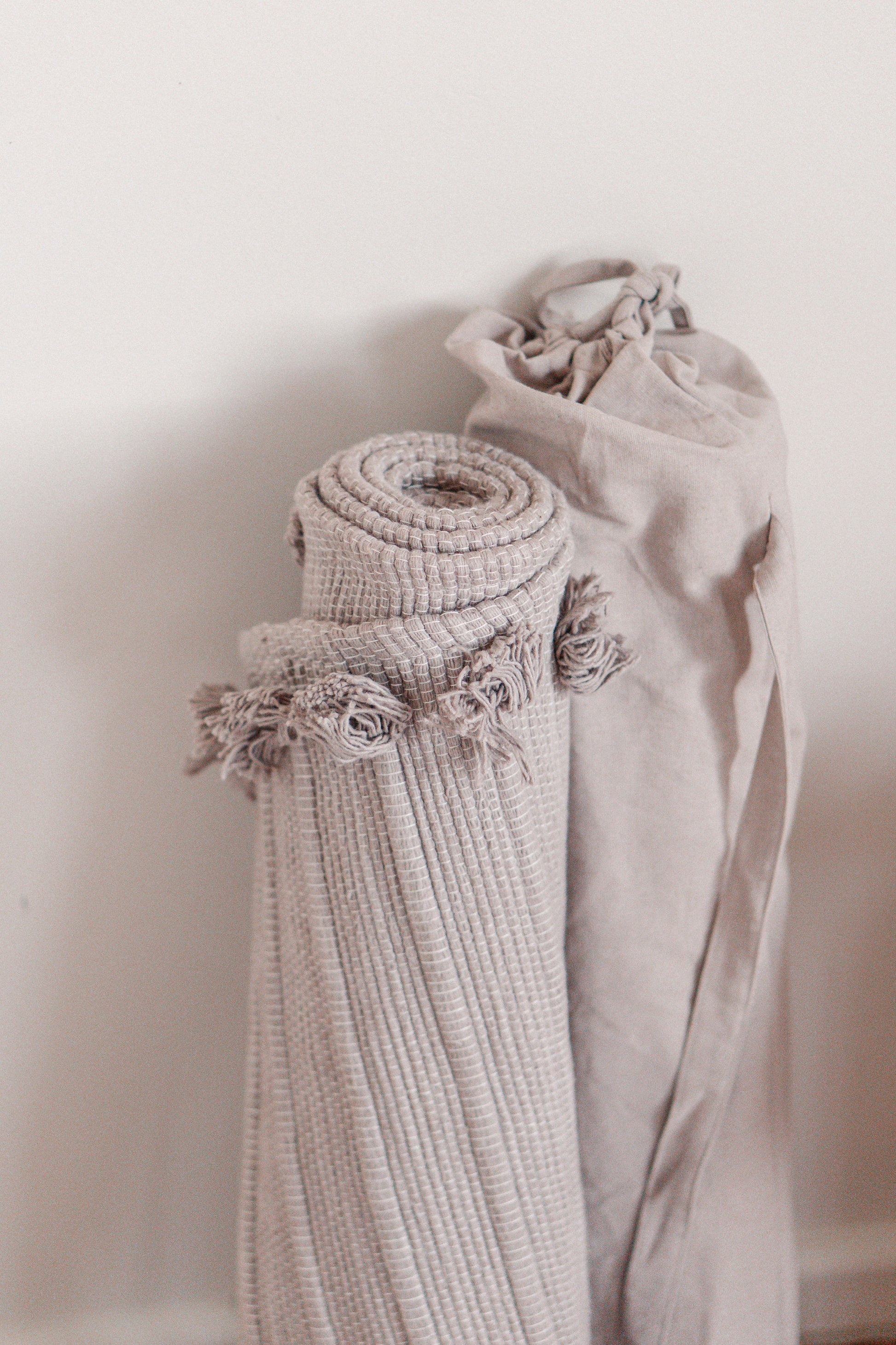 Organic Cotton Handloomed Yoga Mat Brown Herbal Dyed Vembalam Earth