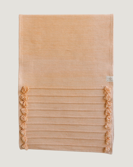 Organic Cotton Yoga Mat - Sun - Annatto Herbal Dye
