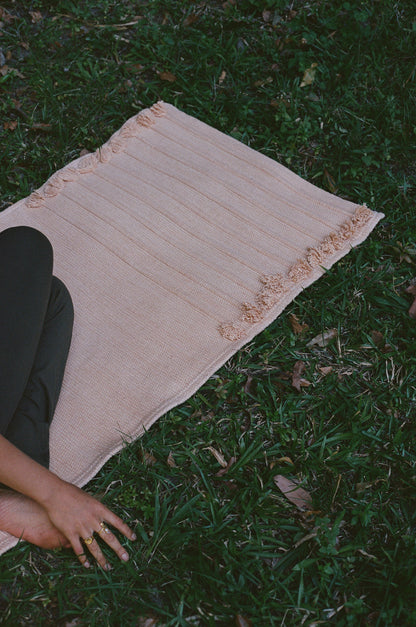 Organic Cotton Yoga Mat - Sun - Annatto Herbal Dye